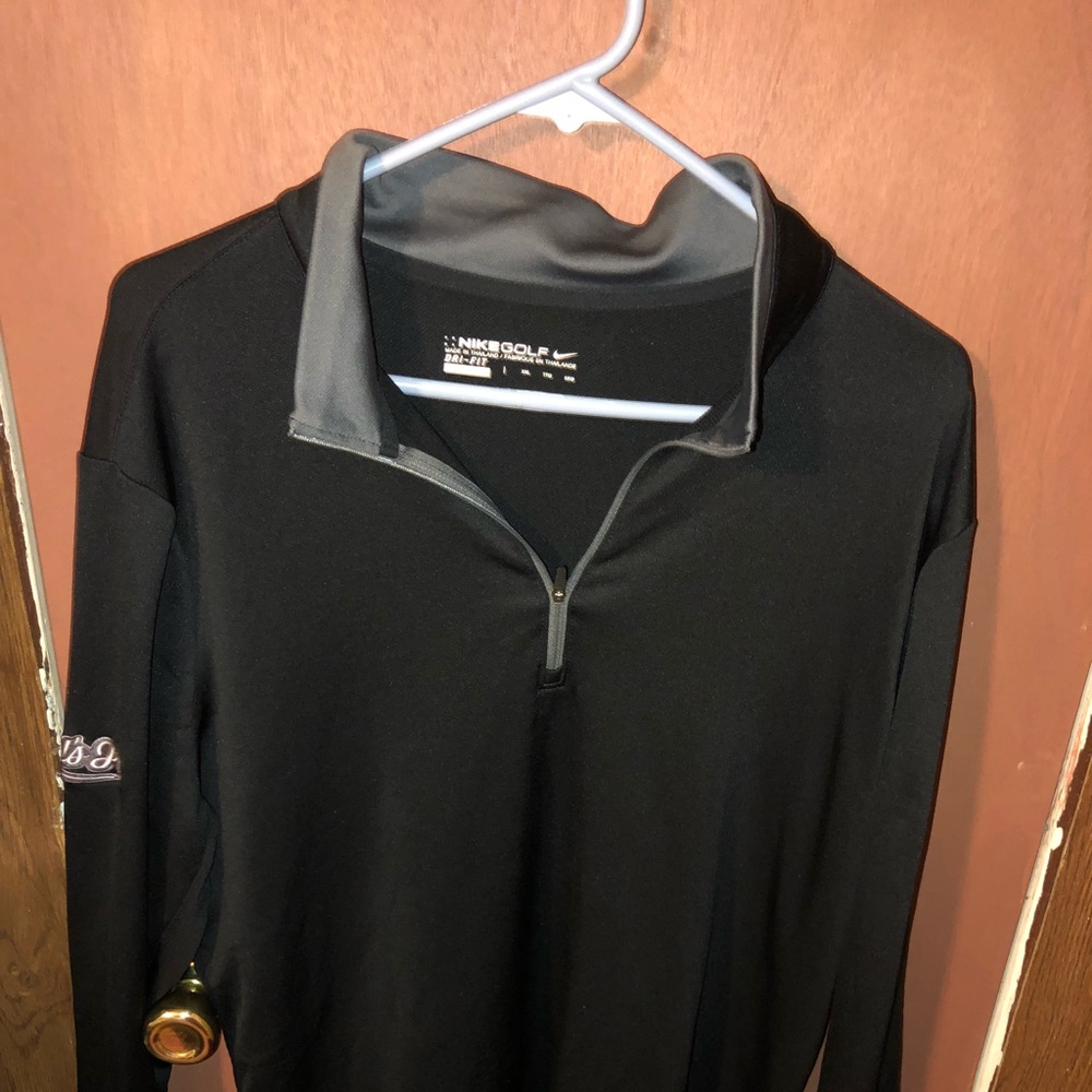 Nike Dri fit long sleeve pull over quarter zip